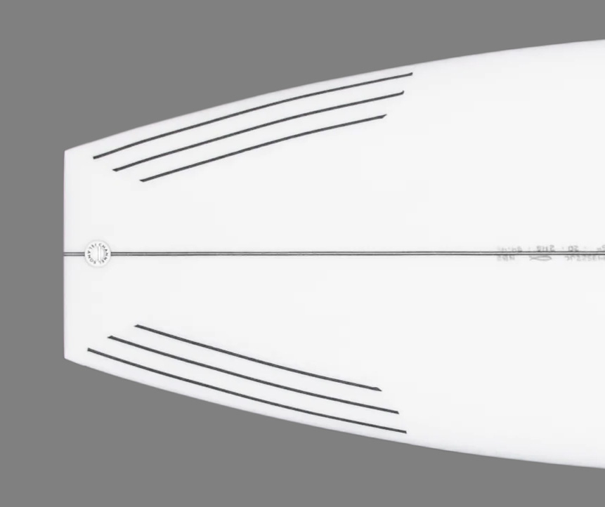 Square Surfboard Tail